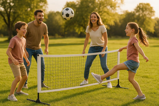Portable Soccer Tennis Sets for Families