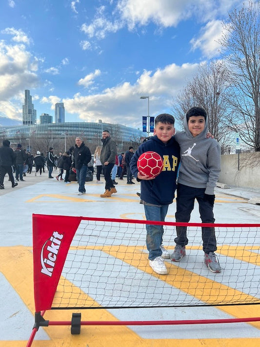 Portable Soccer Tennis Sets for Families