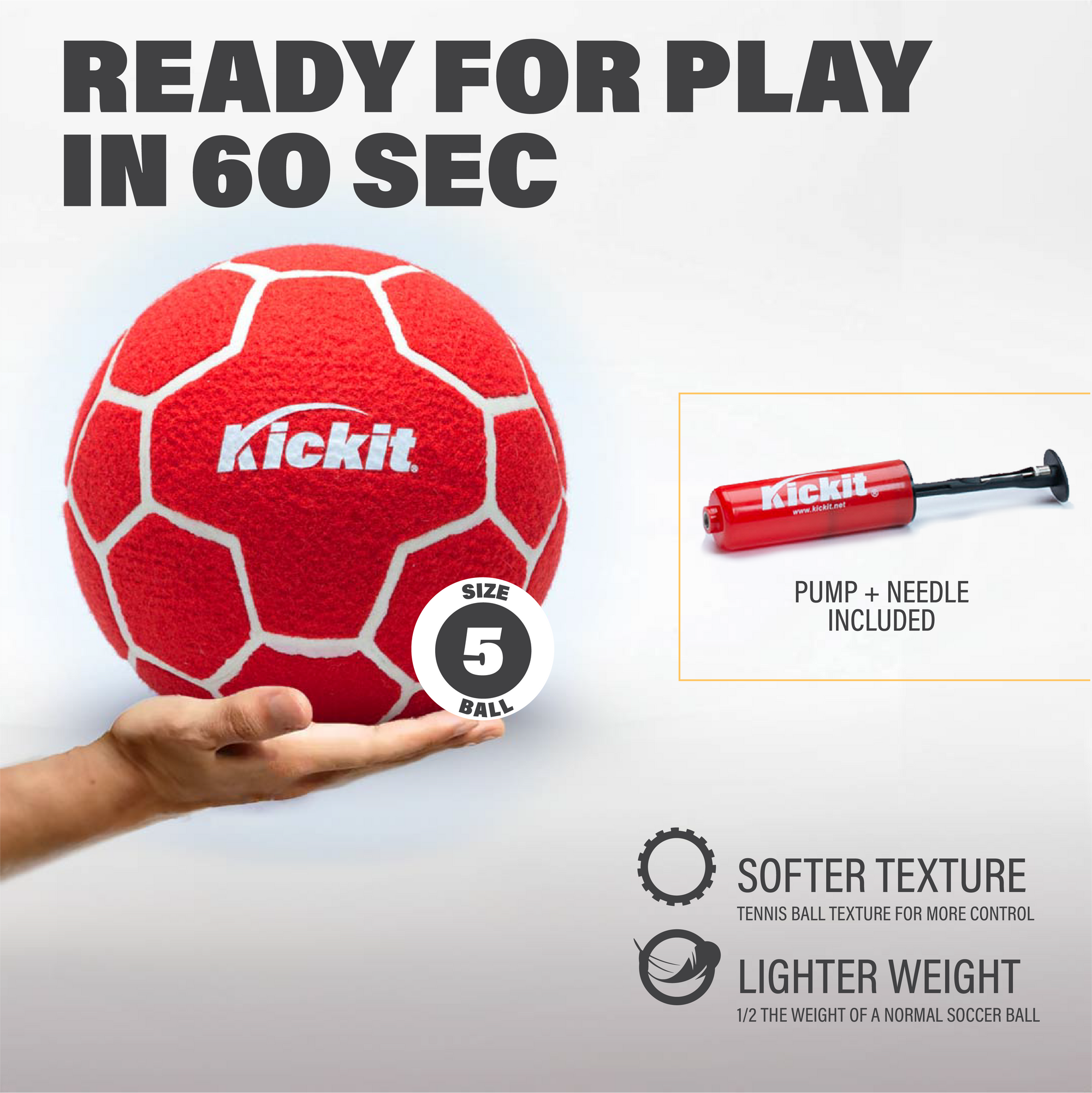 Kickit Soccer Tennis Ball