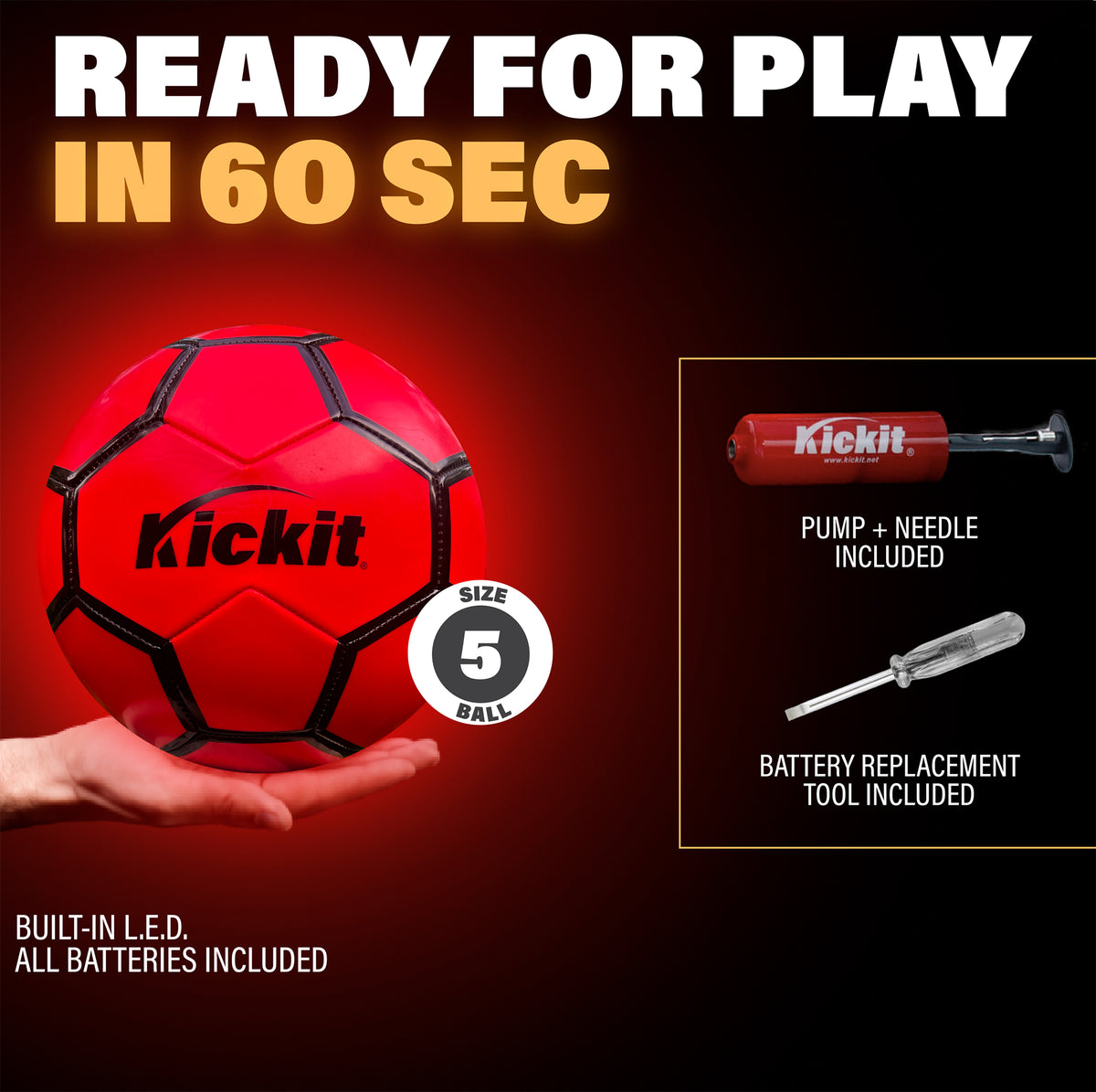 Inferno (LED) Soccer Ball