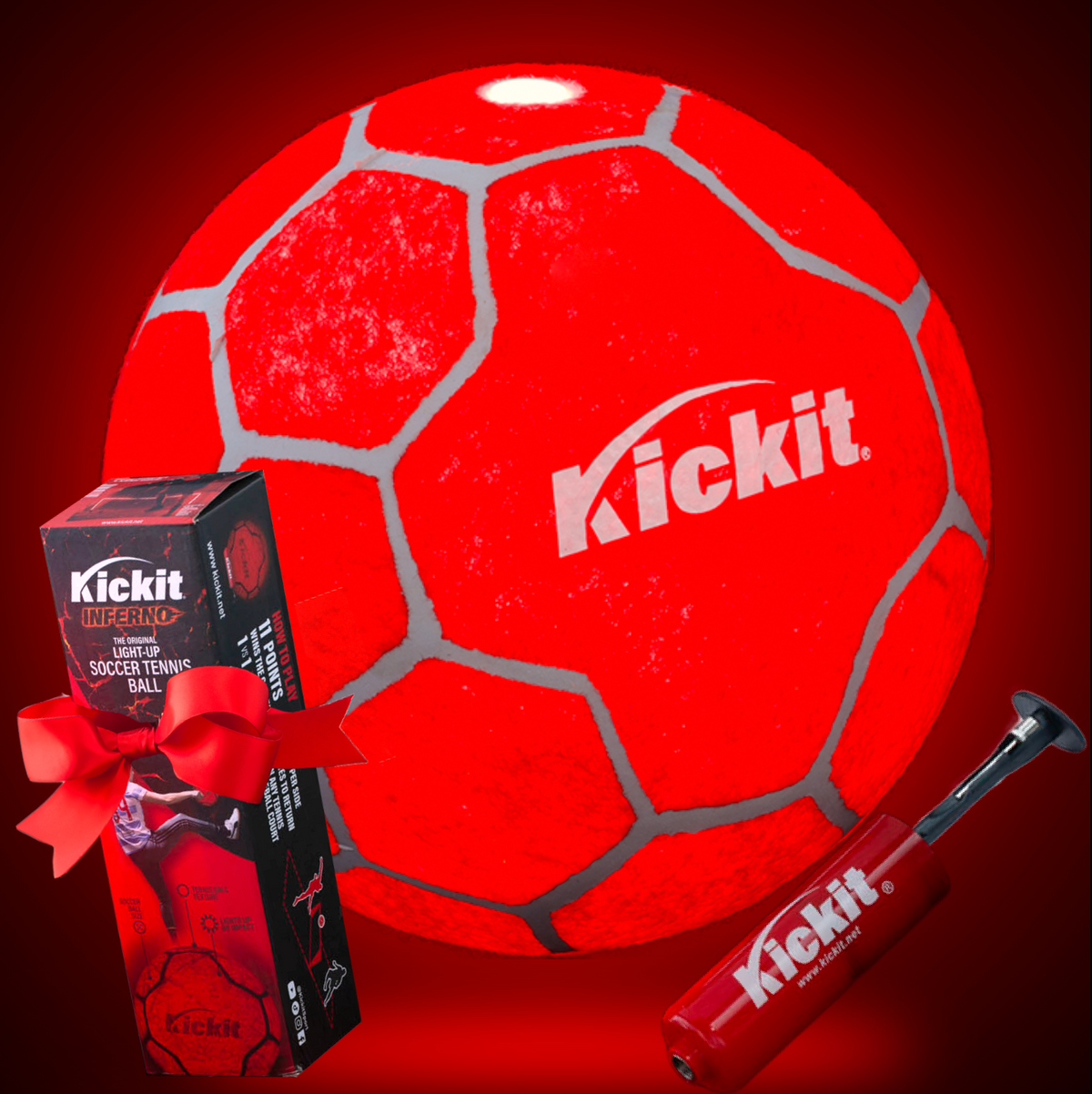 Kickit Inferno Soccer Tennis Ball