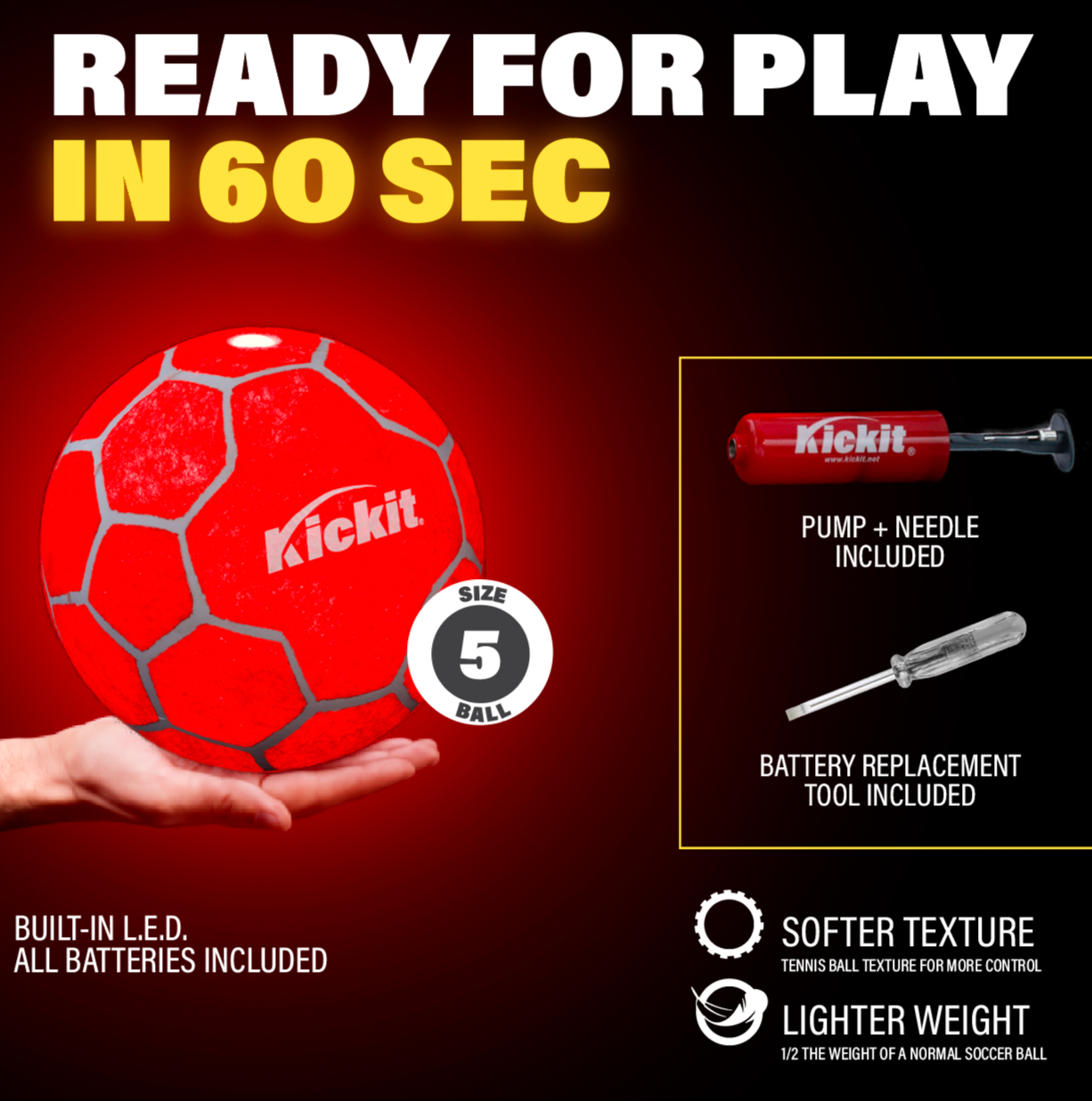 Kickit Inferno Soccer Tennis Kickit kickit-inferno-soccer-tennis-kickit